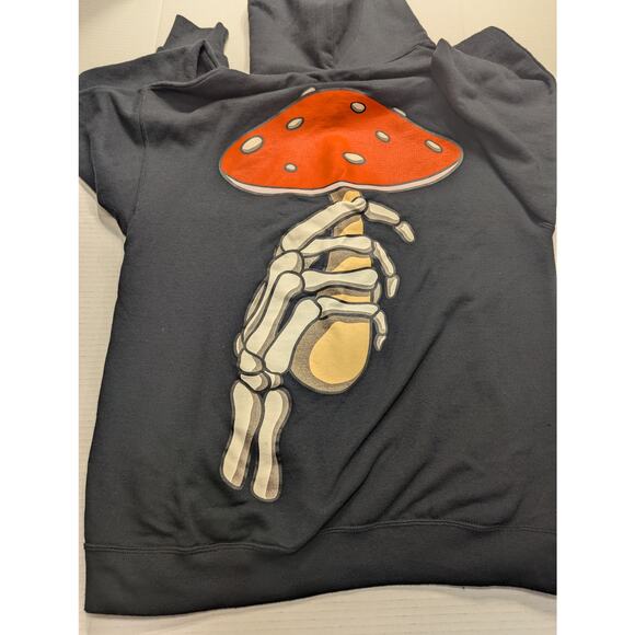 Bowery Supply Co. hoodie Sweatshirt unisex black size Mt - Picture 6 of 6